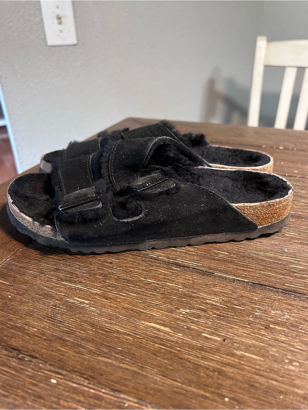 Birkenstock Arizona shearling size 40 or 9-9-5 - Picture 8 of 12